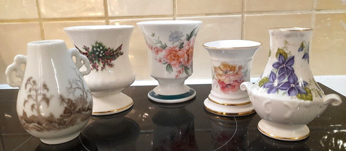 Five vintage small posy - five,