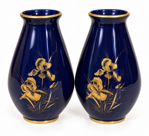 Pair limoges lys - pair, royal