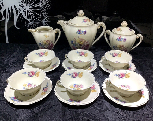 Limoges hand painted ancienne - painted,